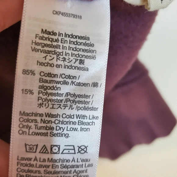 Madewell Make Weekends Longer Oversized Cropped Button Sweater Size Large - Picture 7 of 13